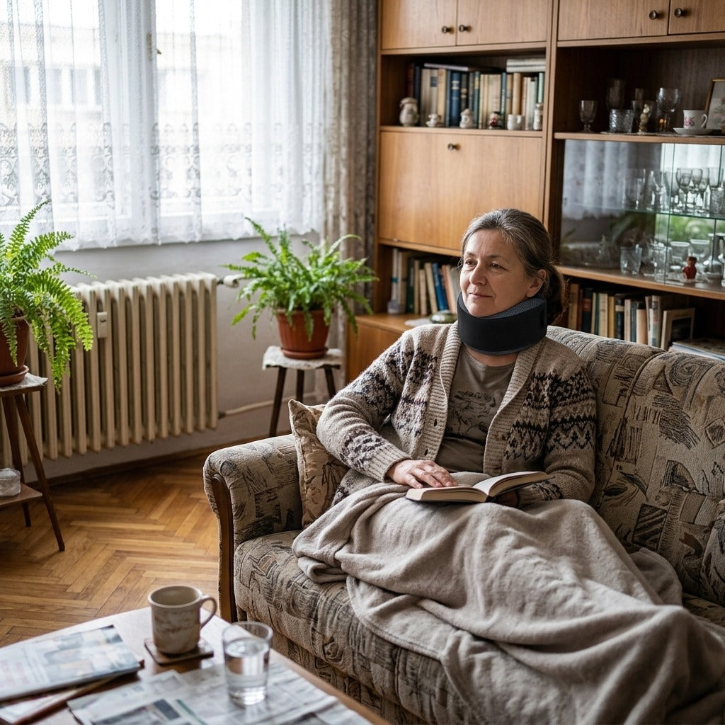 Puha habszivacs nyakrögzítő - a mindennapokban