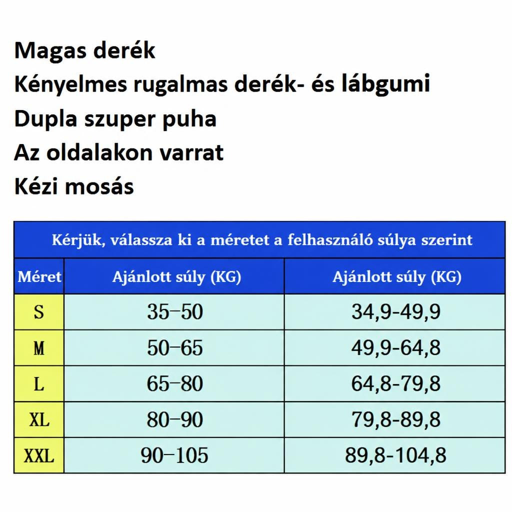 Puha, szivárgásbiztos felnőttpelenka
