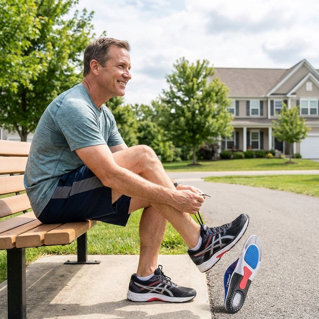 Sport Gel Insoles with Arch Support - in everyday life