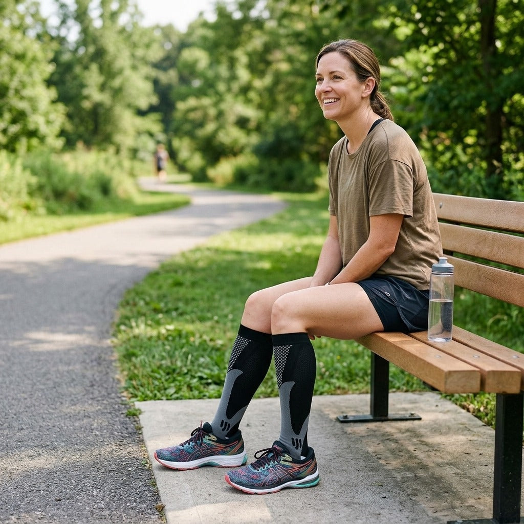 Sports Compression Socks 20-30 mmHg - in everyday life