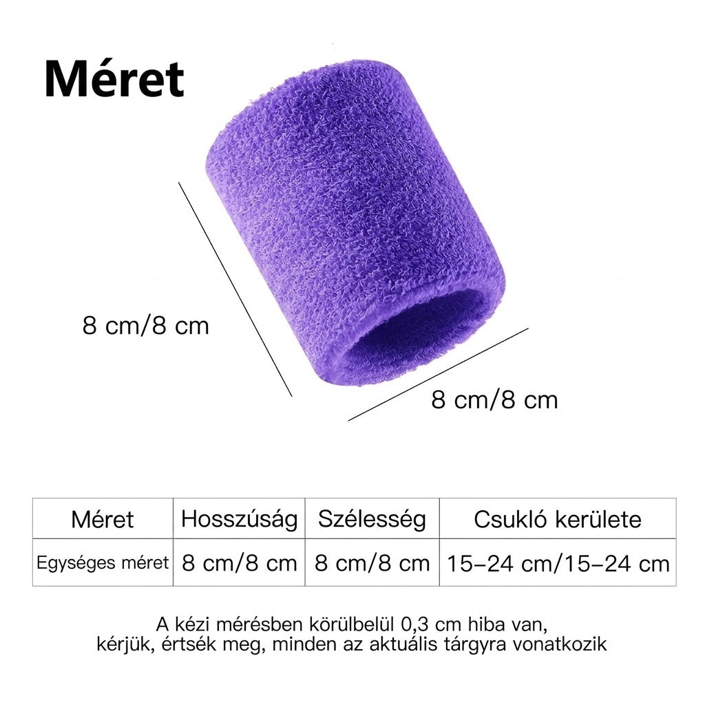 Csukló méret specifikációk és mérési utasítások