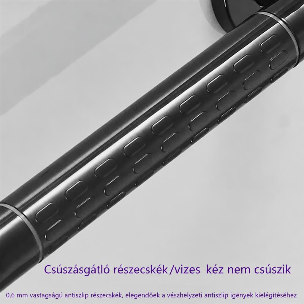 Rozsdamentes fürdőszobai kapaszkodó csúszásgátló fogantyúval