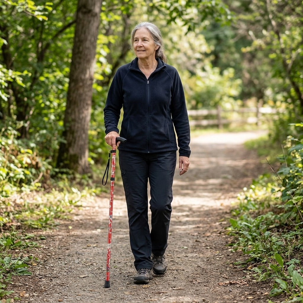 Telescopic Walking Poles for Hiking and Camping - in everyday life