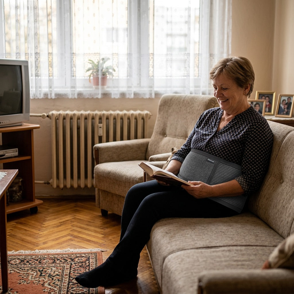 Melegítő deréktámasz öv - a mindennapokban