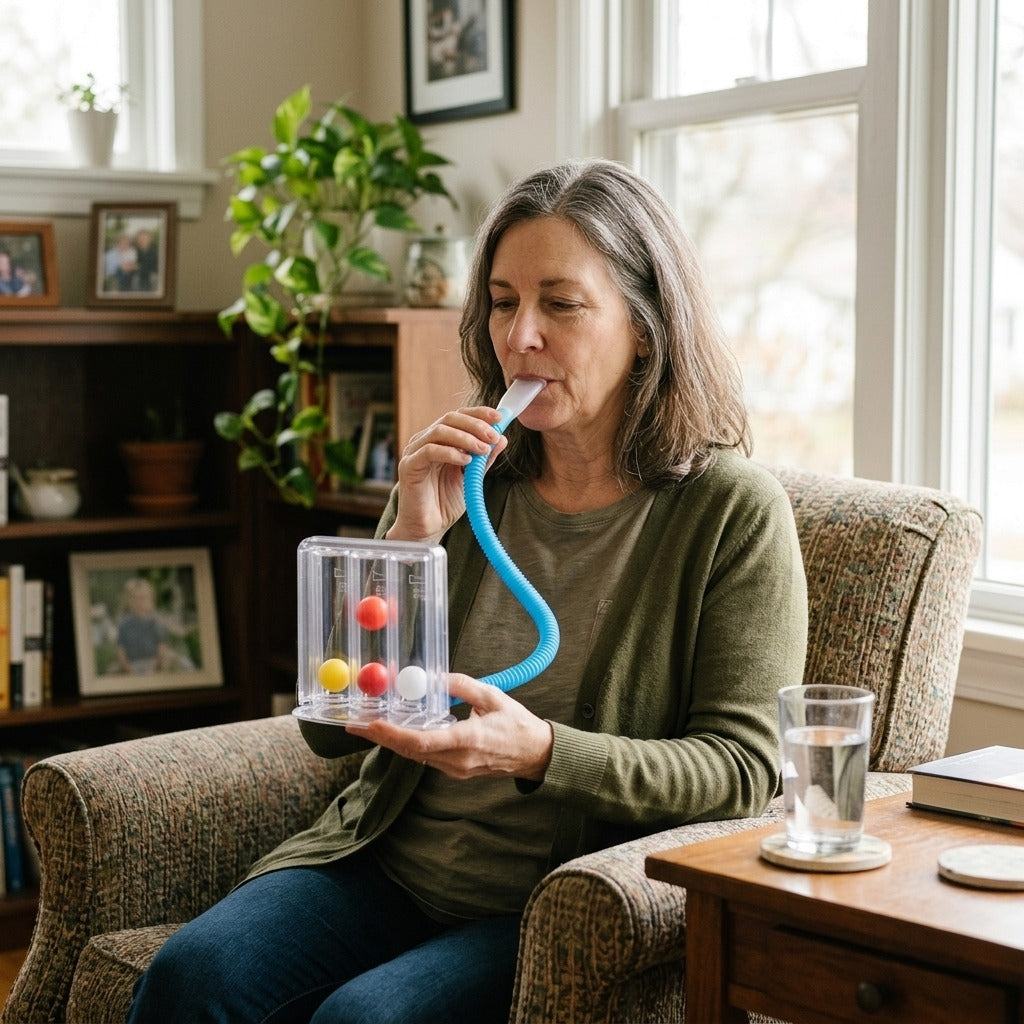 Three-Ball Breathing Trainer - in everyday life