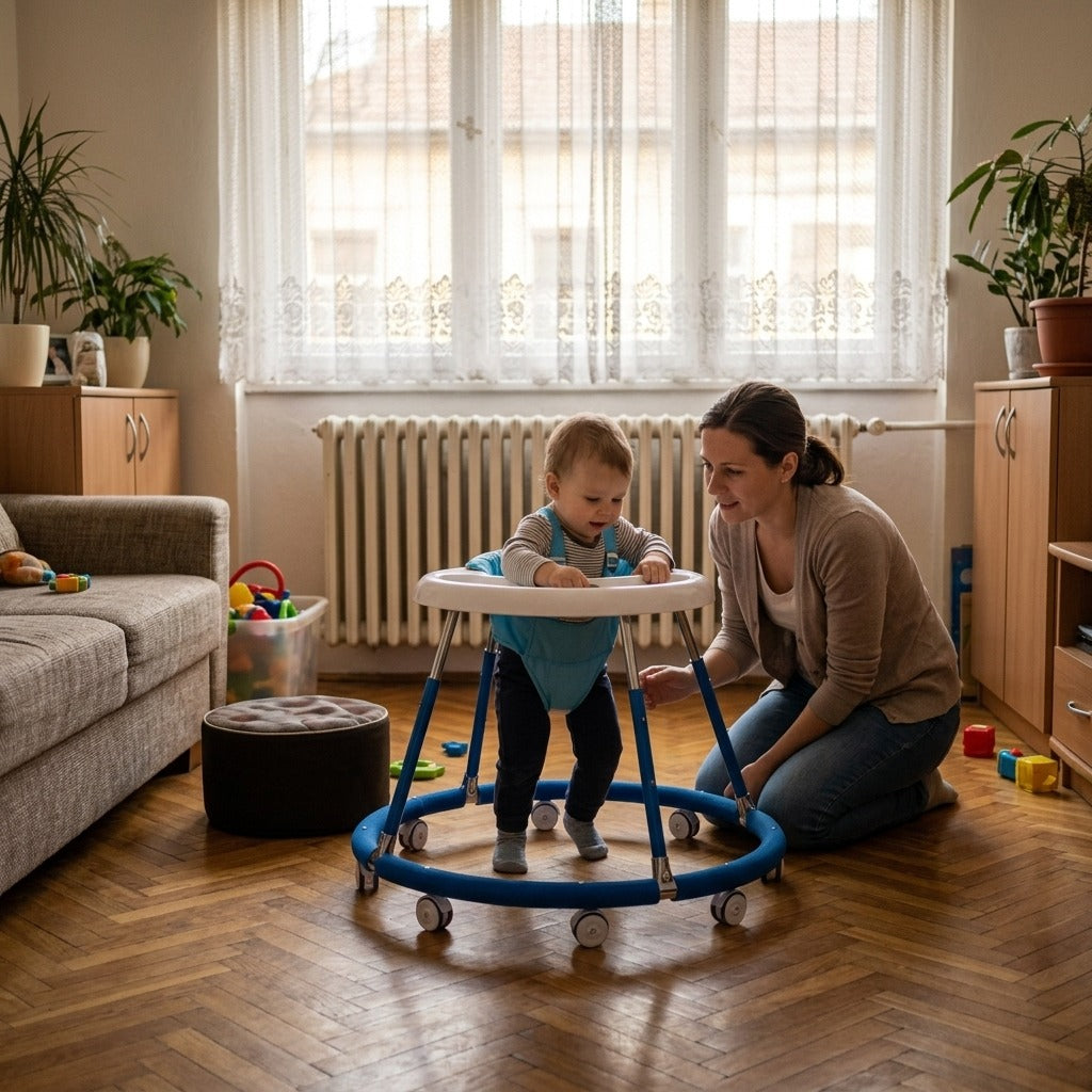 Kisgyermek járást segítő rehabilitációs járókeret - otthon