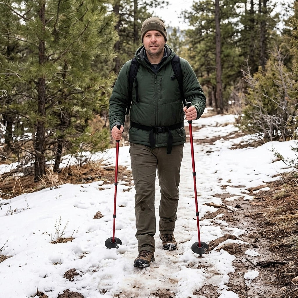 Trekking Pole Snow and Mud Baskets, Set of 2 - in everyday life