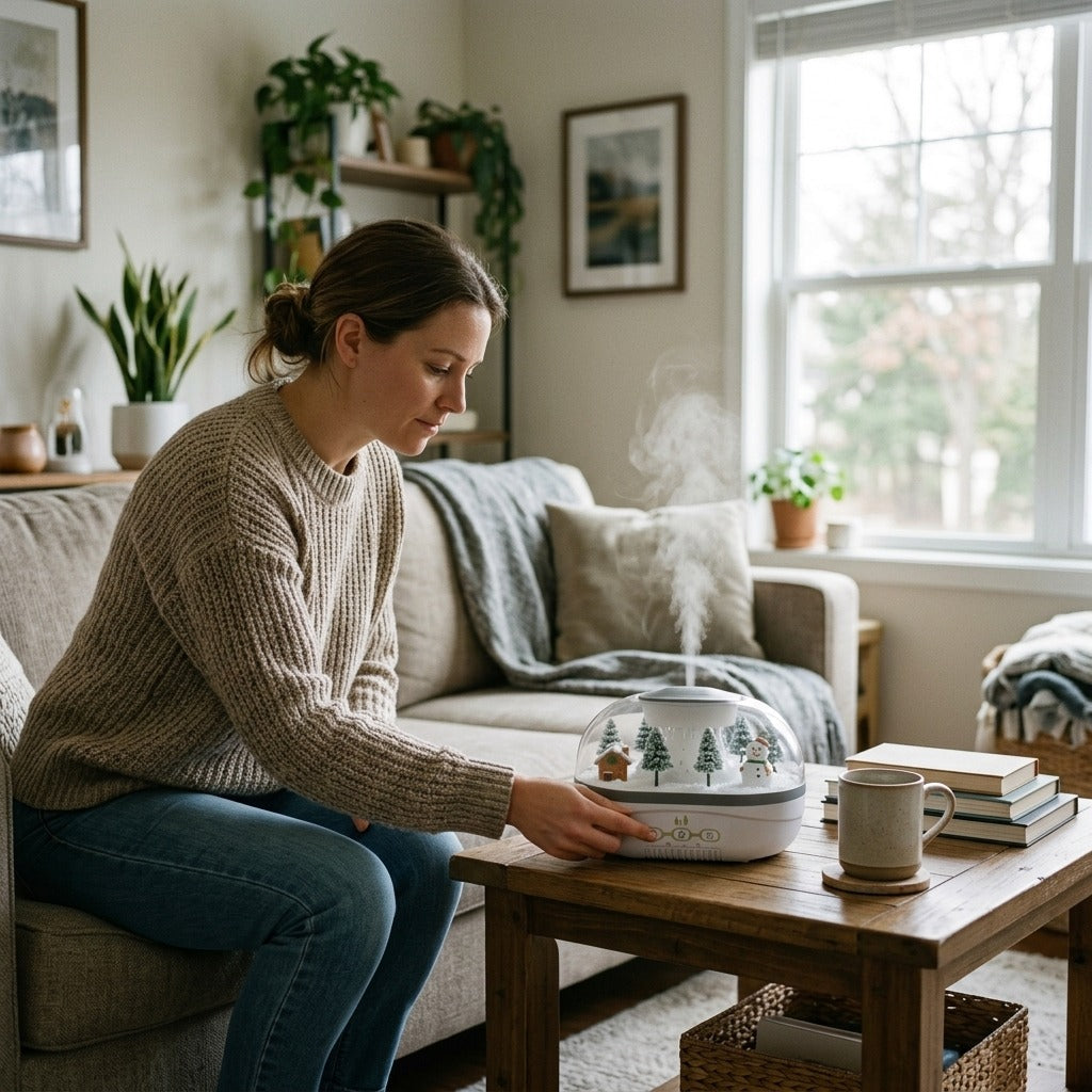 Ultrasonic Room Diffuser and Humidifier - at home