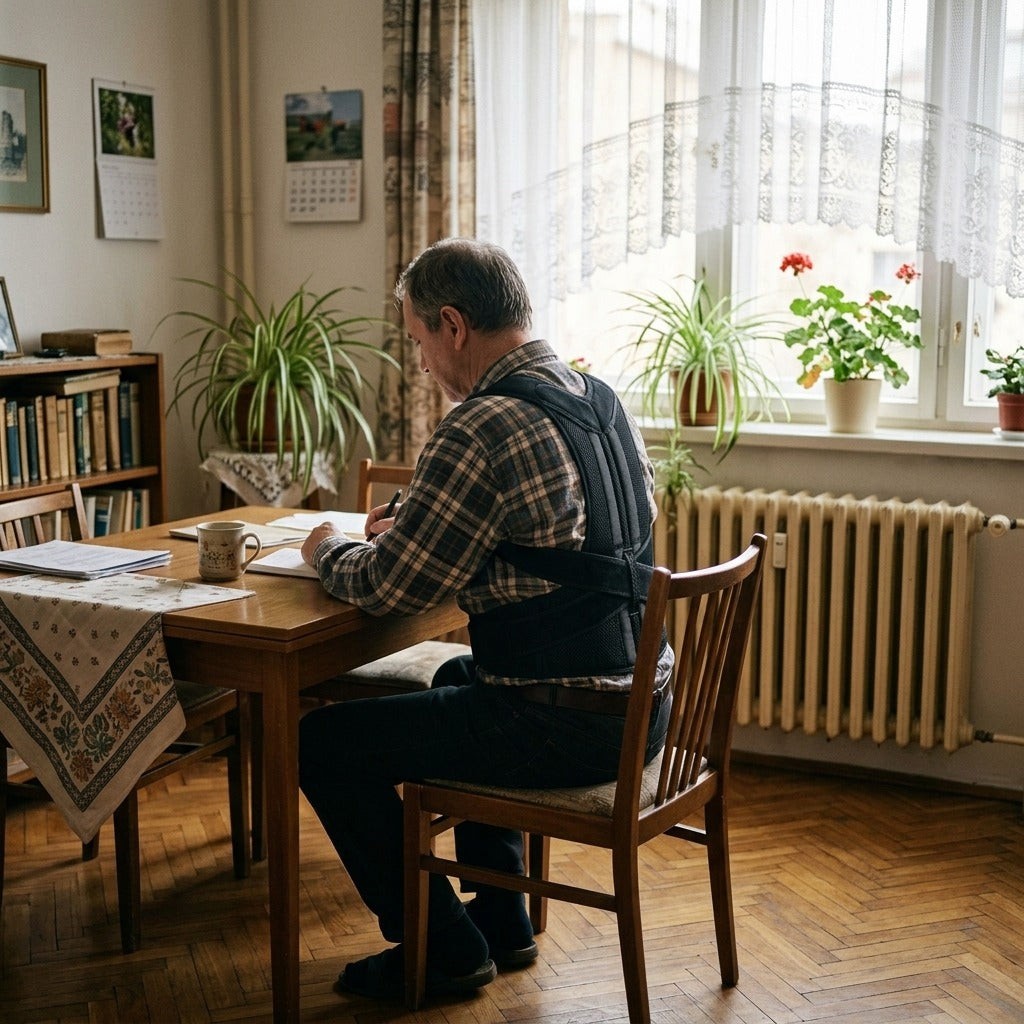 Uniszex tartásjavító öv háthoz és üléshez - otthon