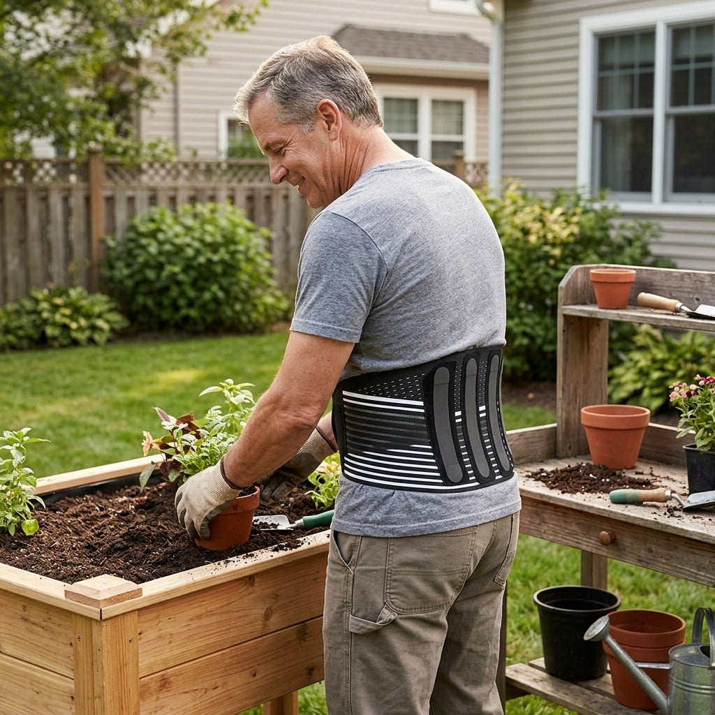 Unisex Lower Back Support Belt - in everyday life