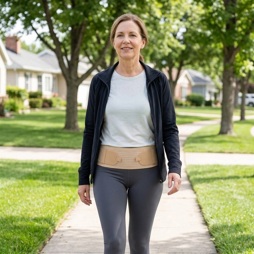 Medwell Sacroiliac Hip Belt, Anti-Slip Pelvic Support, CE/ISO - in everyday life