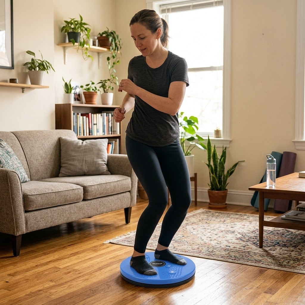 Waist Twisting Balance Disc - at home