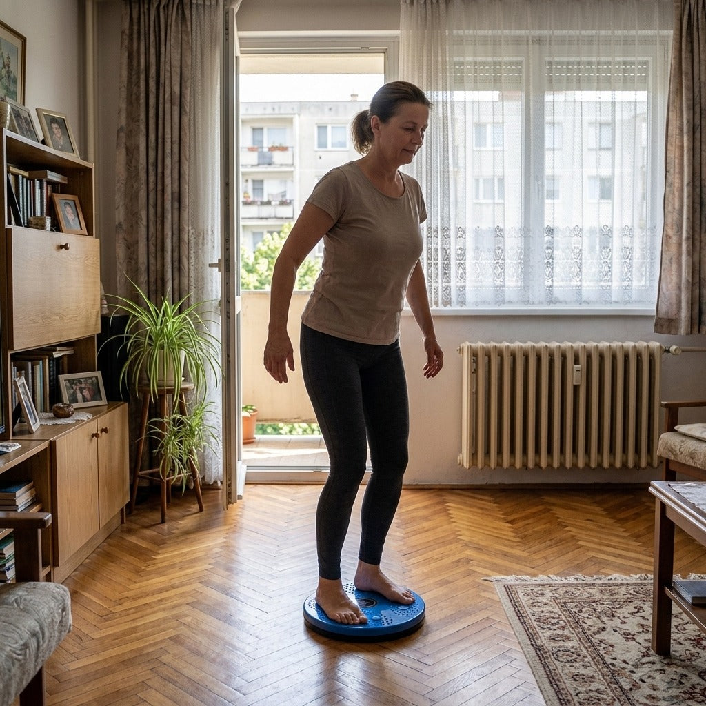 Derékforgató egyensúlyozó korong - a mindennapokban