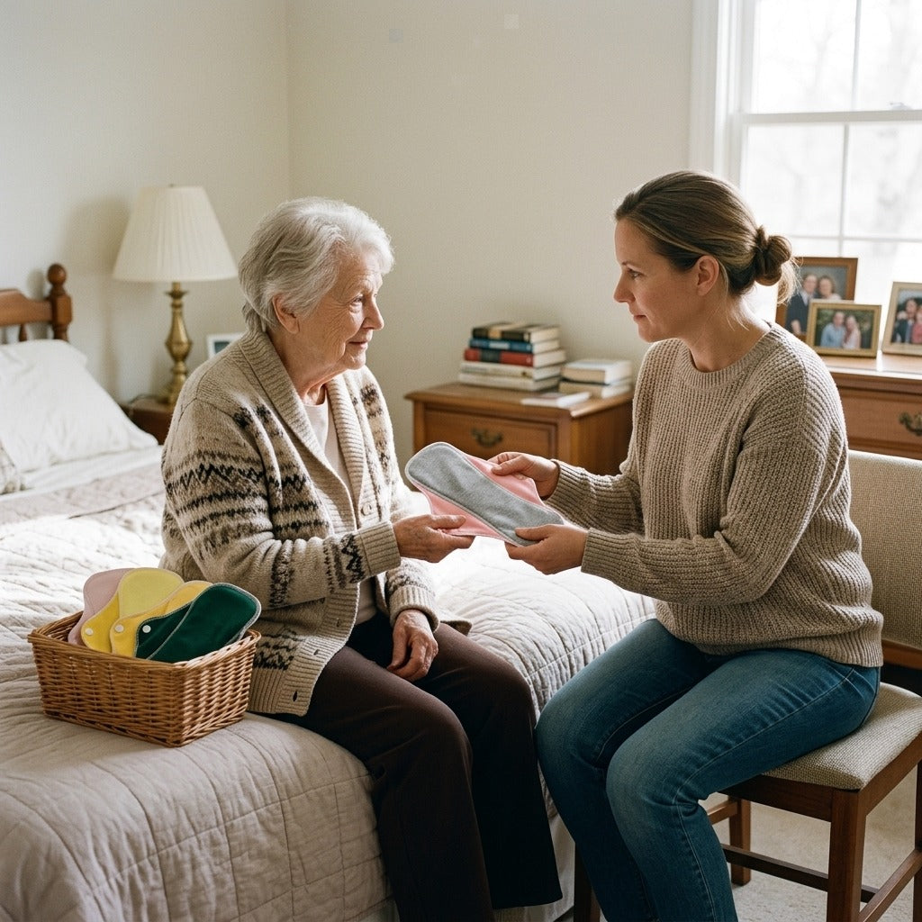 Washable Waterproof Incontinence Pad - at home