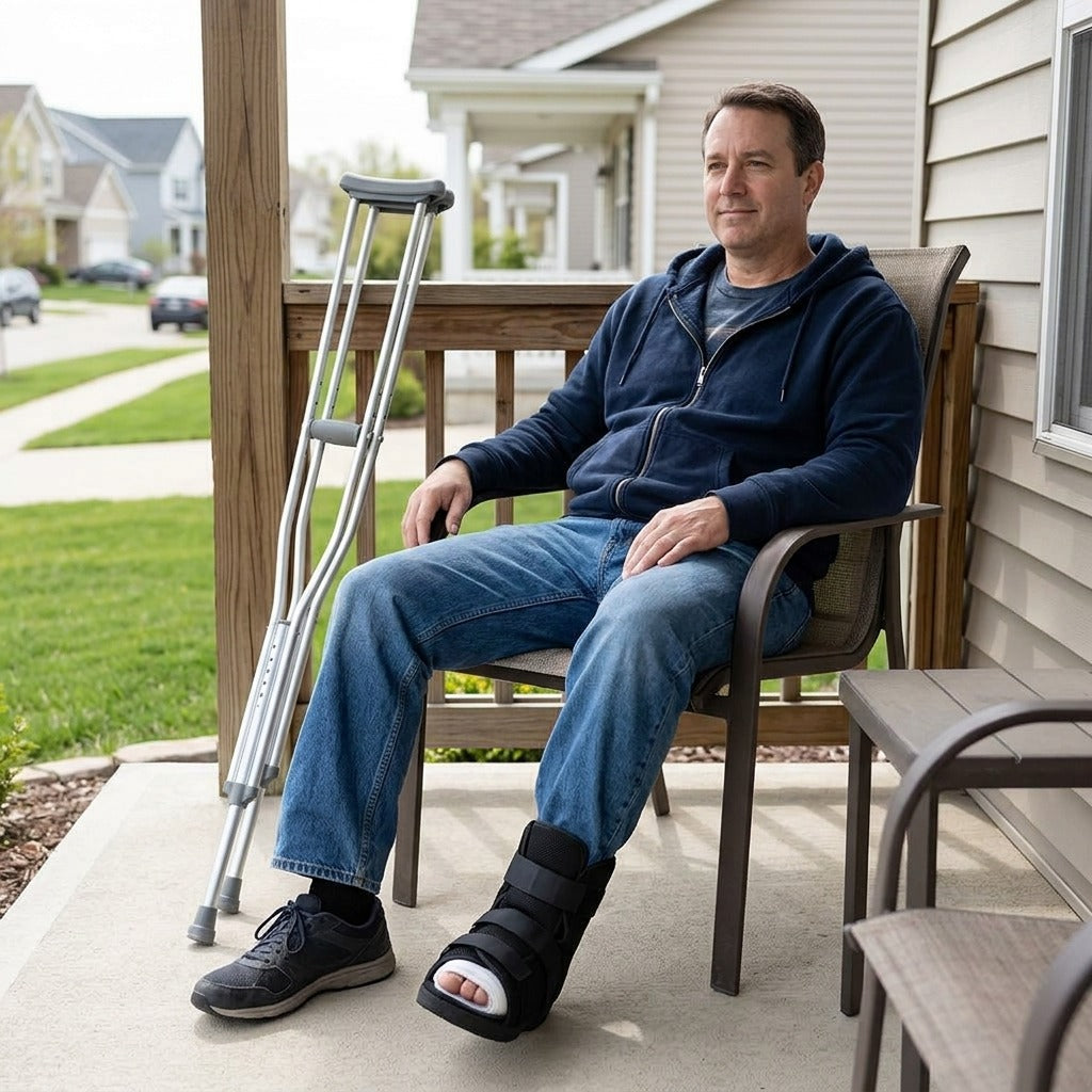 Waterproof Cast Sock Toe Cover - in everyday life