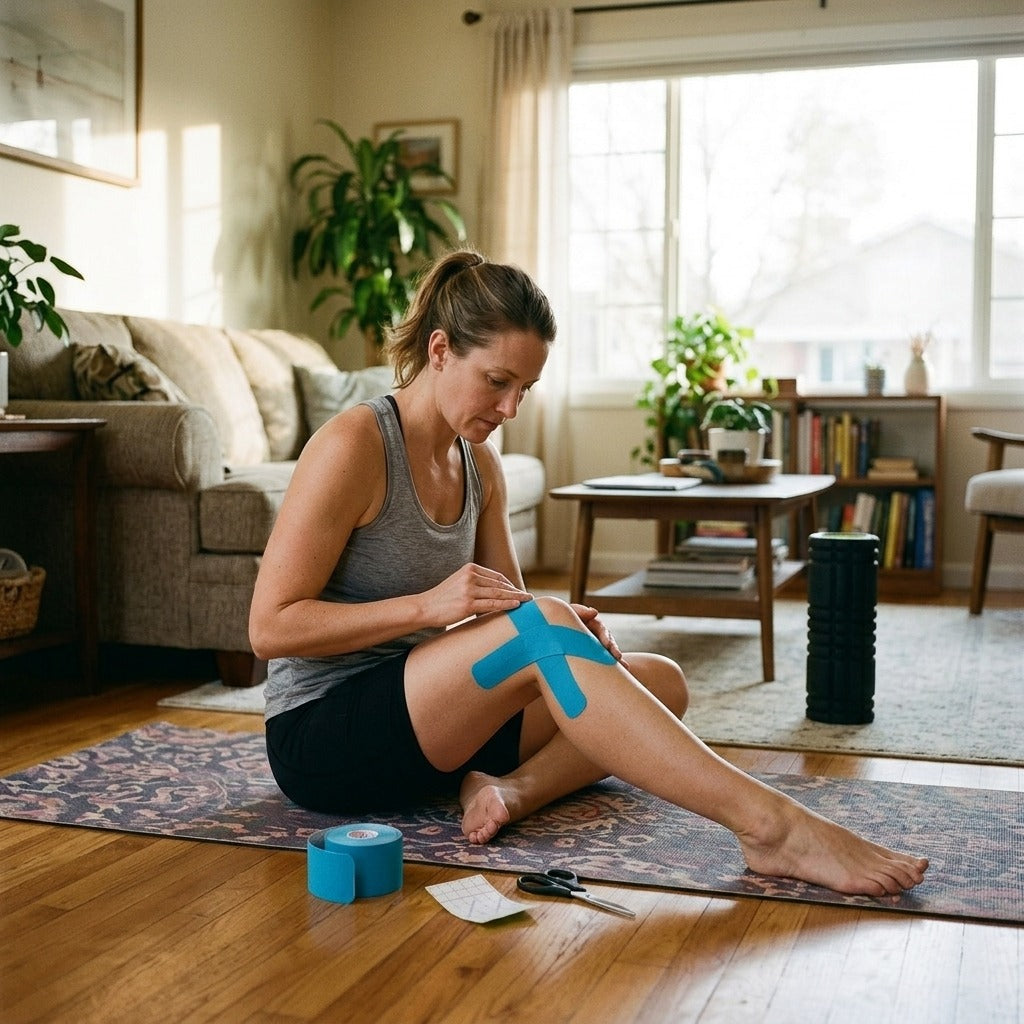 Waterproof Cotton Kinesiology Tape for Sports - at home