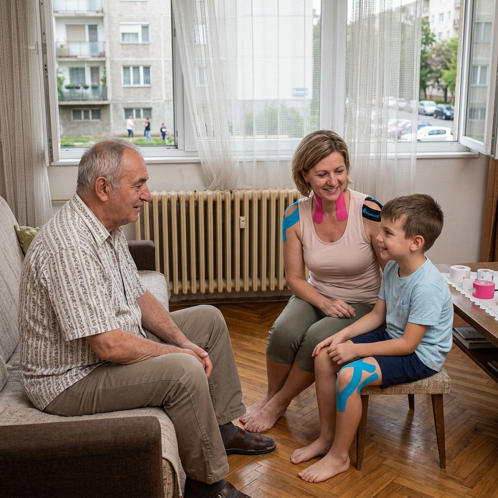 Vízálló pamut kineziológiai tapasz - a mindennapokban