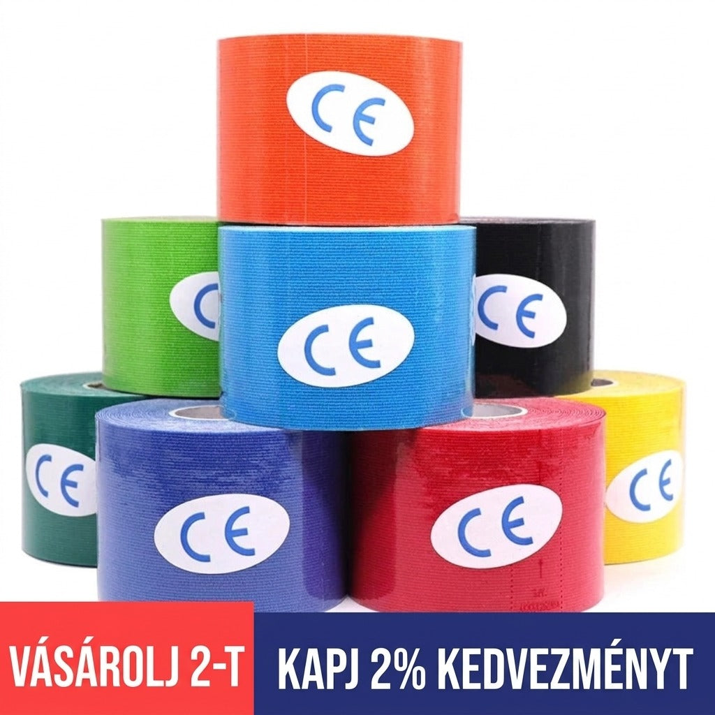 Vízálló pamut kineziológiai tapasz
