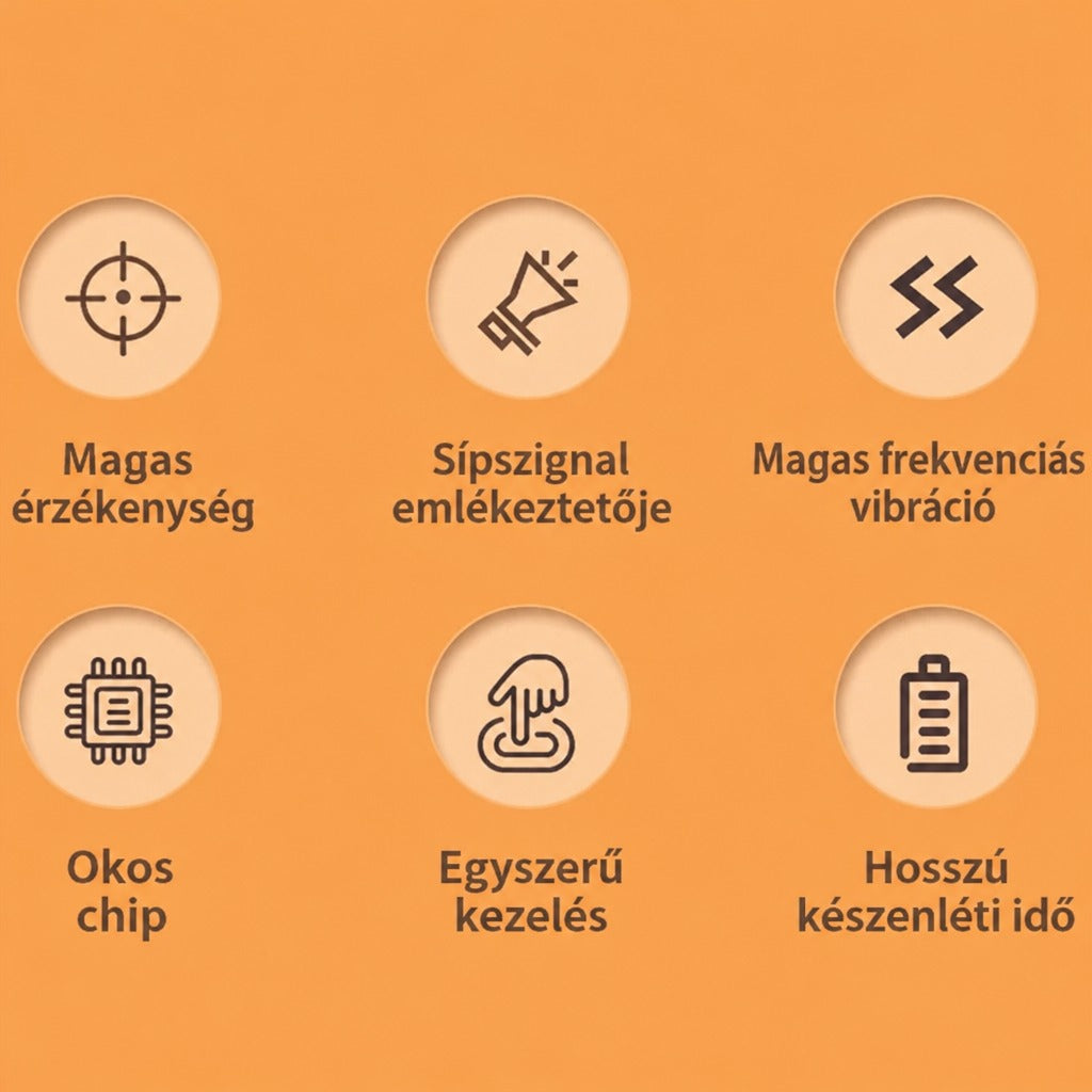 Vezetékes bepisilésjelző három riasztási móddal