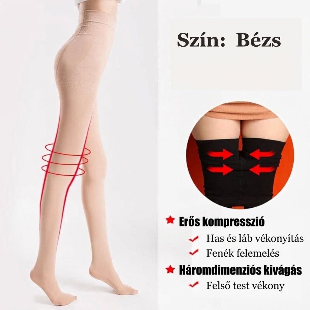 Női vékony kompressziós harisnyanadrág