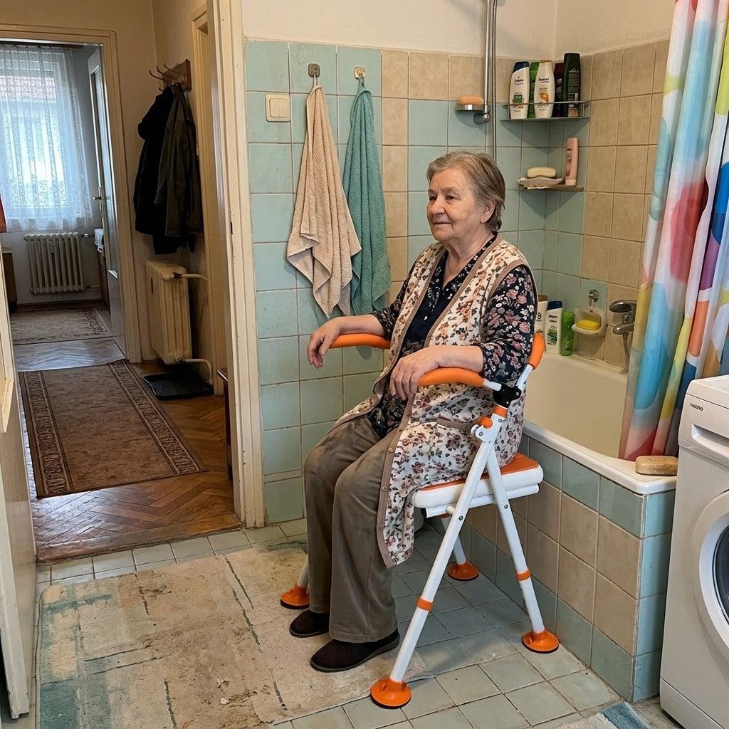 Fa fürdőszobai zuhanyszék - a mindennapokban