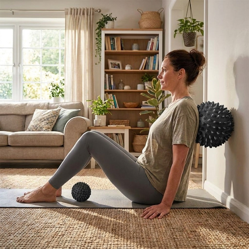 Yoga Massage Ball - at home