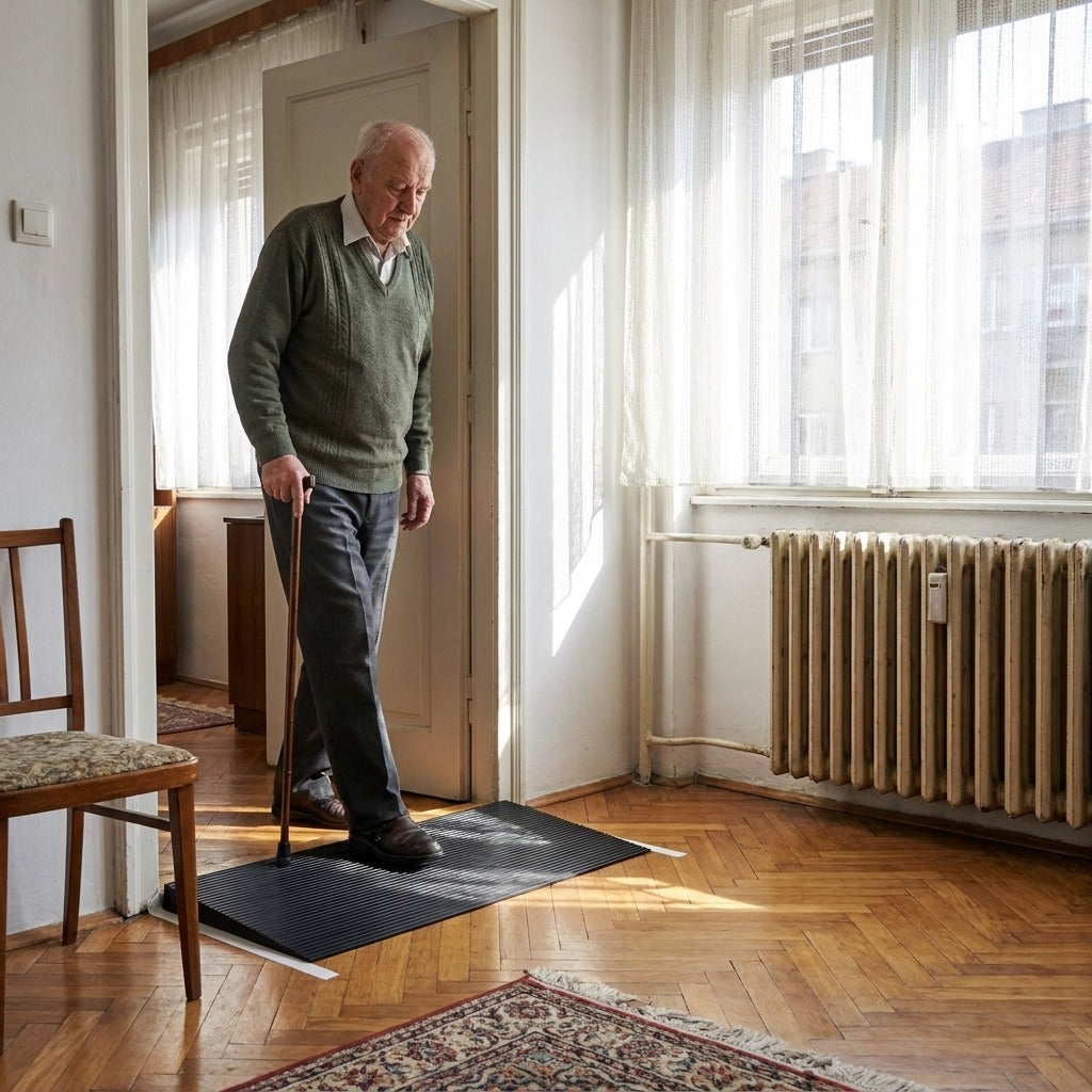 1.2 hüvelykes, méretre vágható küszöbrámpa - otthon