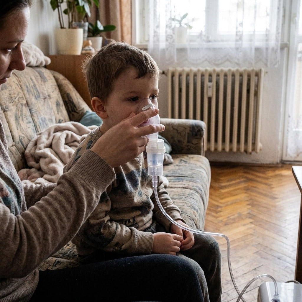 1.6 m-es csatlakozócső porlasztóhoz - használat közben