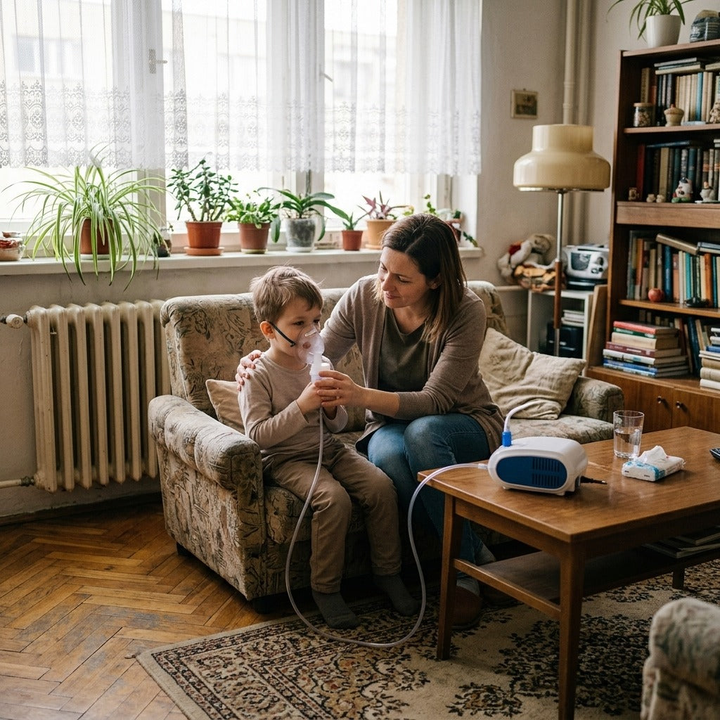 1.6 m-es inhalátorcső felnőtteknek és gyermekeknek - a mindennapokban