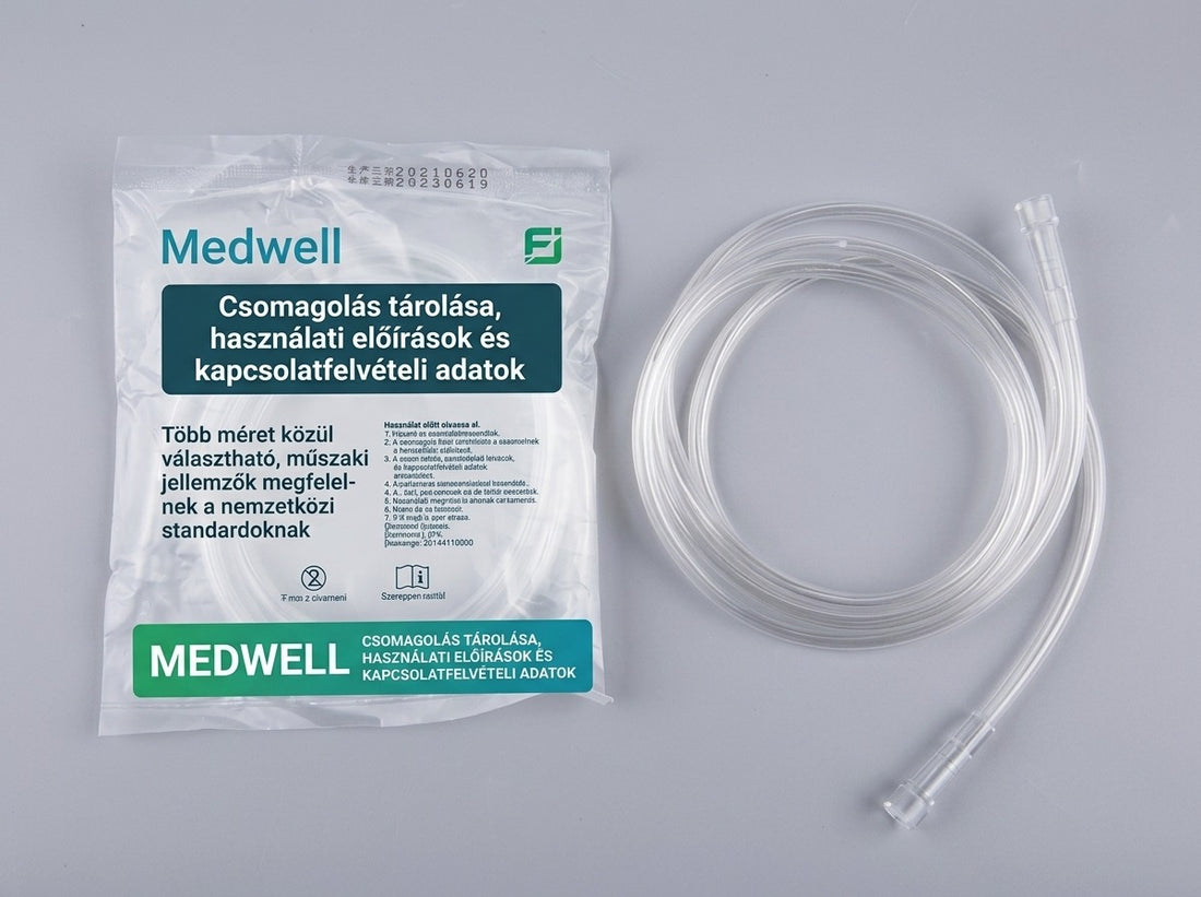 Medwell csövet csomagolása használati útmutatással