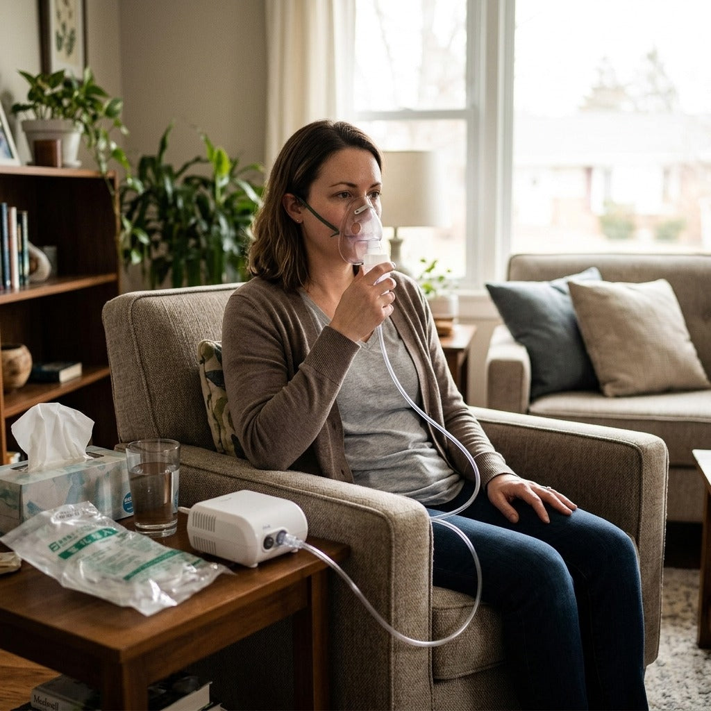 1.6m Soft Nebulizer Replacement Tube for Home Units - at home