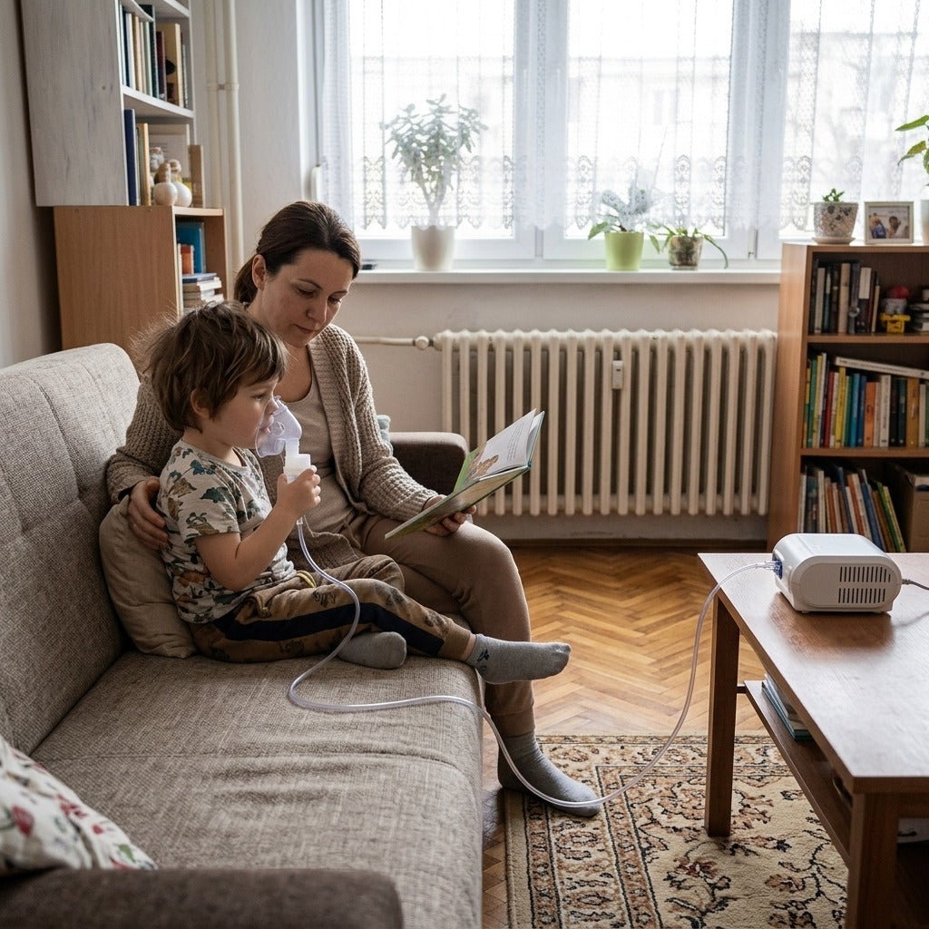 1.6m-es puha cső kompatibilis inhalátorokhoz - a mindennapokban