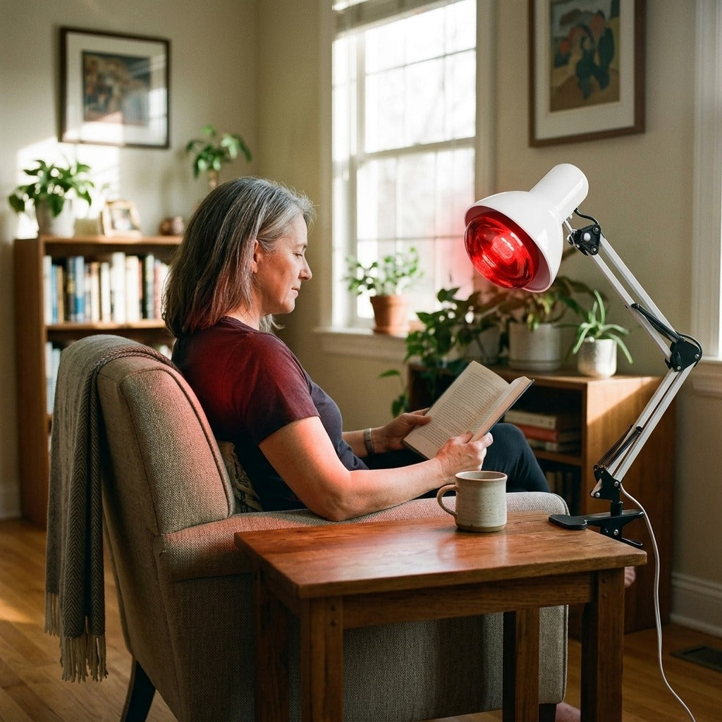 150W Infrared Physiotherapy Bulb - at home
