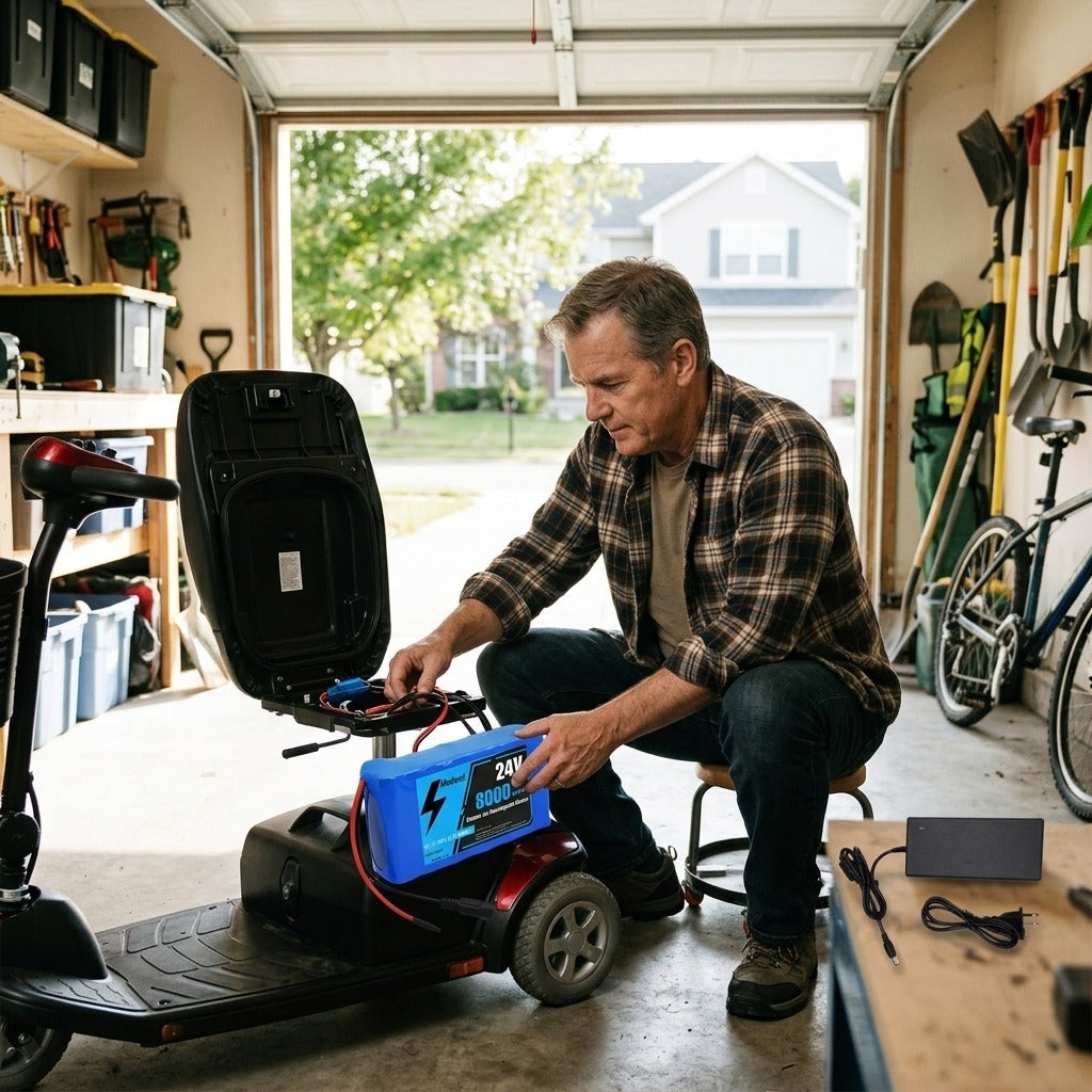 24V 8Ah Battery Pack for E-Bikes and E-Scooters - in everyday life