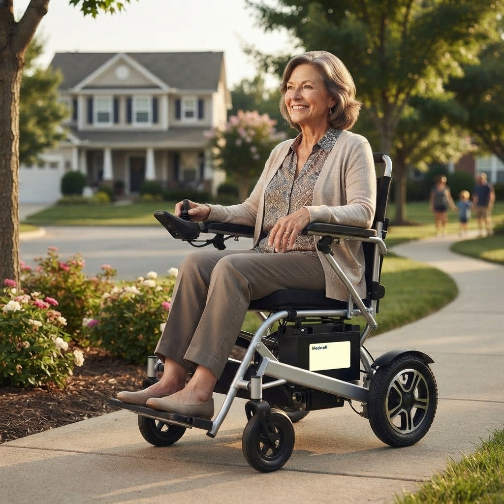 24V Lithium Battery for Electric Wheelchairs with Charger - in everyday life