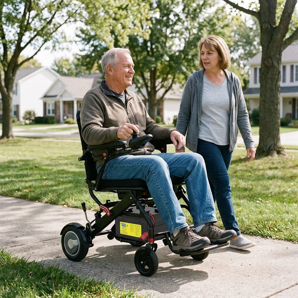 24V Wheelchair Battery, 20-70Ah, 18650 Cells with BMS Protection - in everyday life