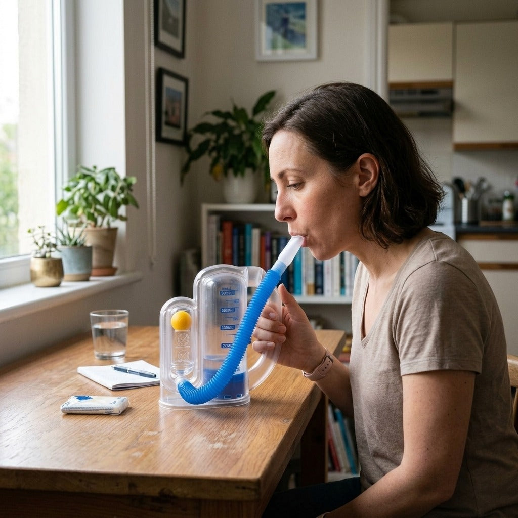 3-Ball or 4-Ball Breathing Trainer - at home