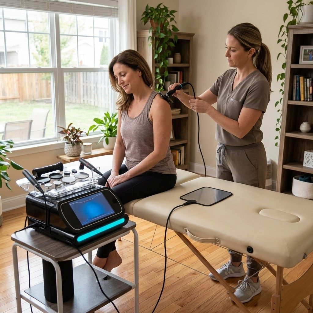 3-in-1 RF Tecar Therapy Machine - in everyday life