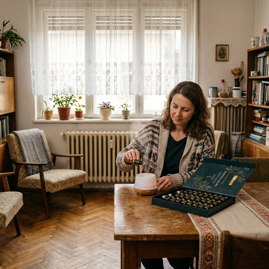 35 darabos illóolaj-készlet diffúzorhoz és otthonra - otthon