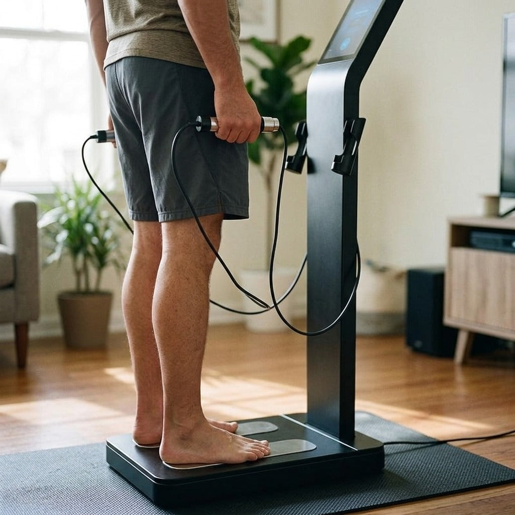 3D Body Composition Analyzer and Weight Scale - in use