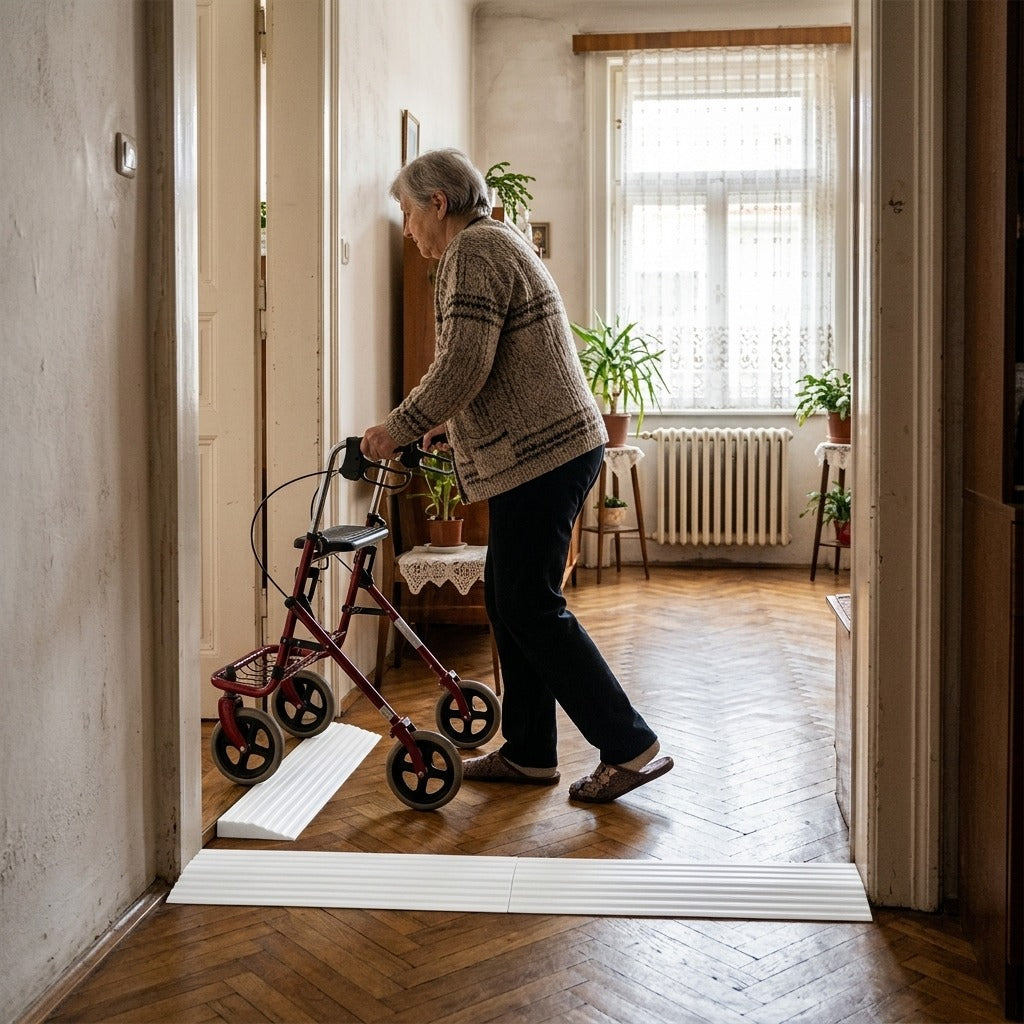 4 darabos küszöbátmenet-rámpaszett - otthon