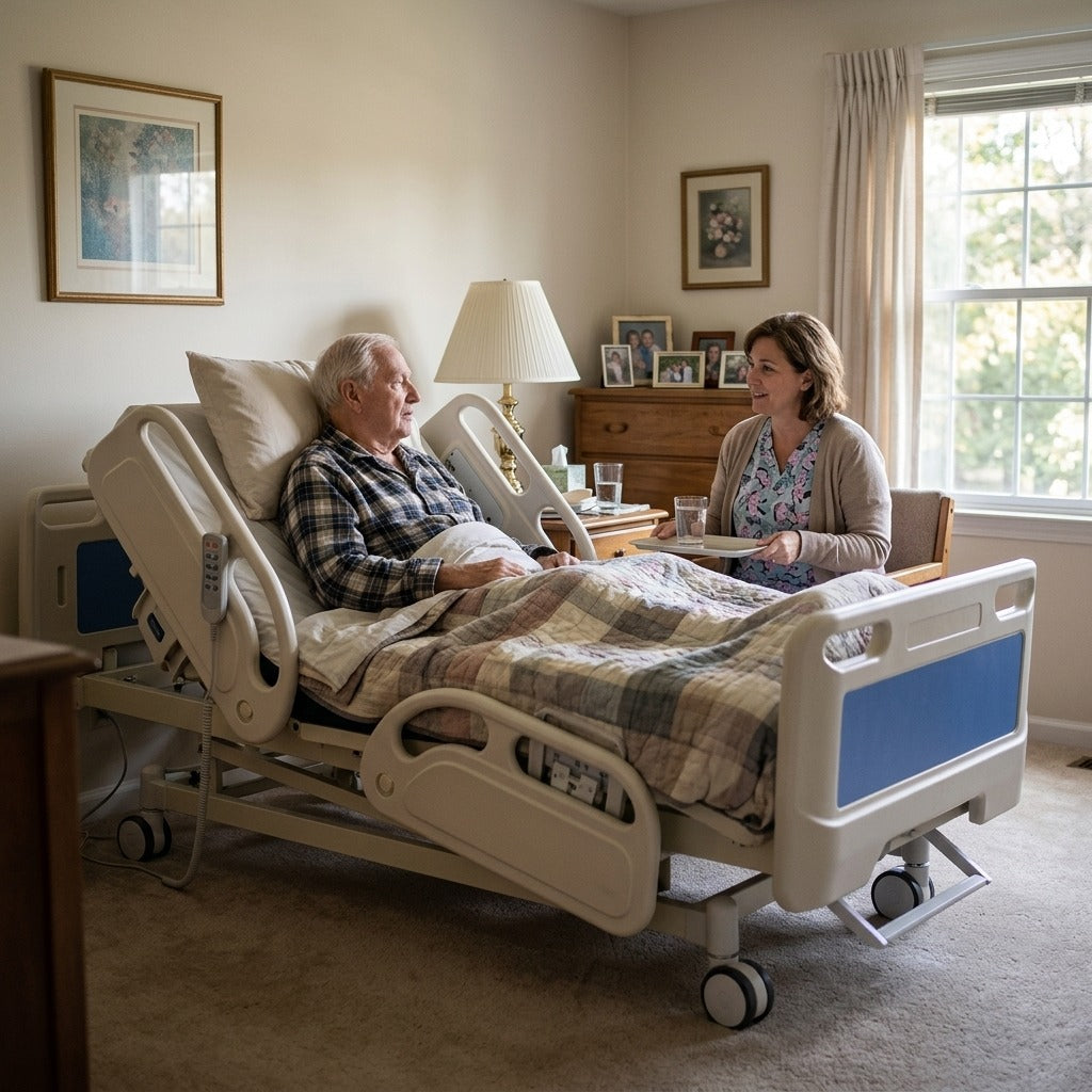5-Function Electric Hospital Bed - in everyday life