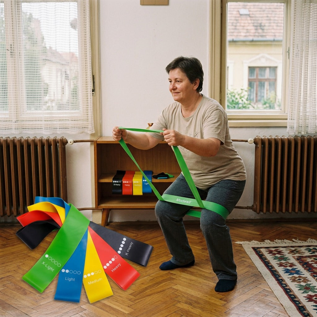 5 fokozatú gumiszalag szett - a mindennapokban