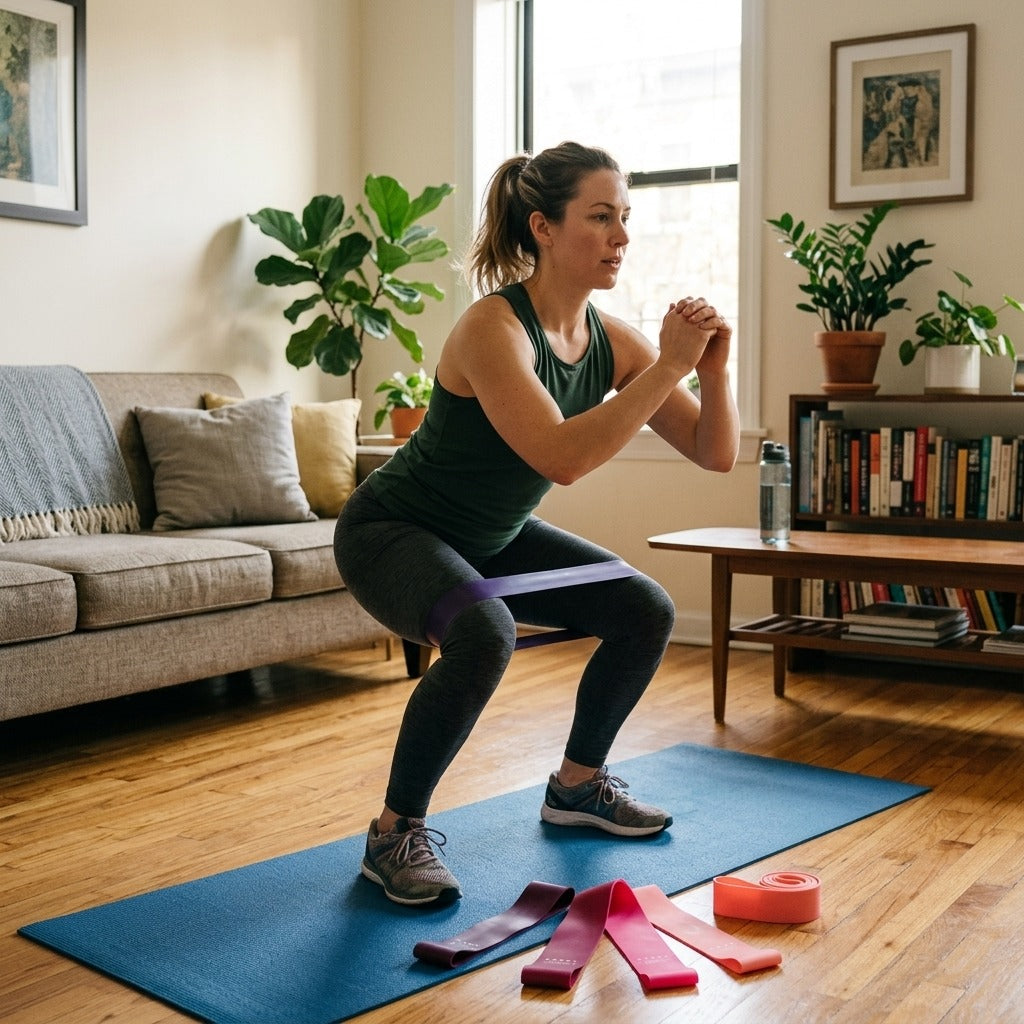 5-Level Loop Resistance Bands Set - at home
