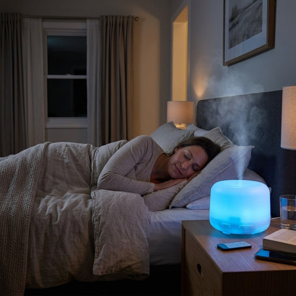 500ml Cool Mist Humidifier with Remote Control - in everyday life