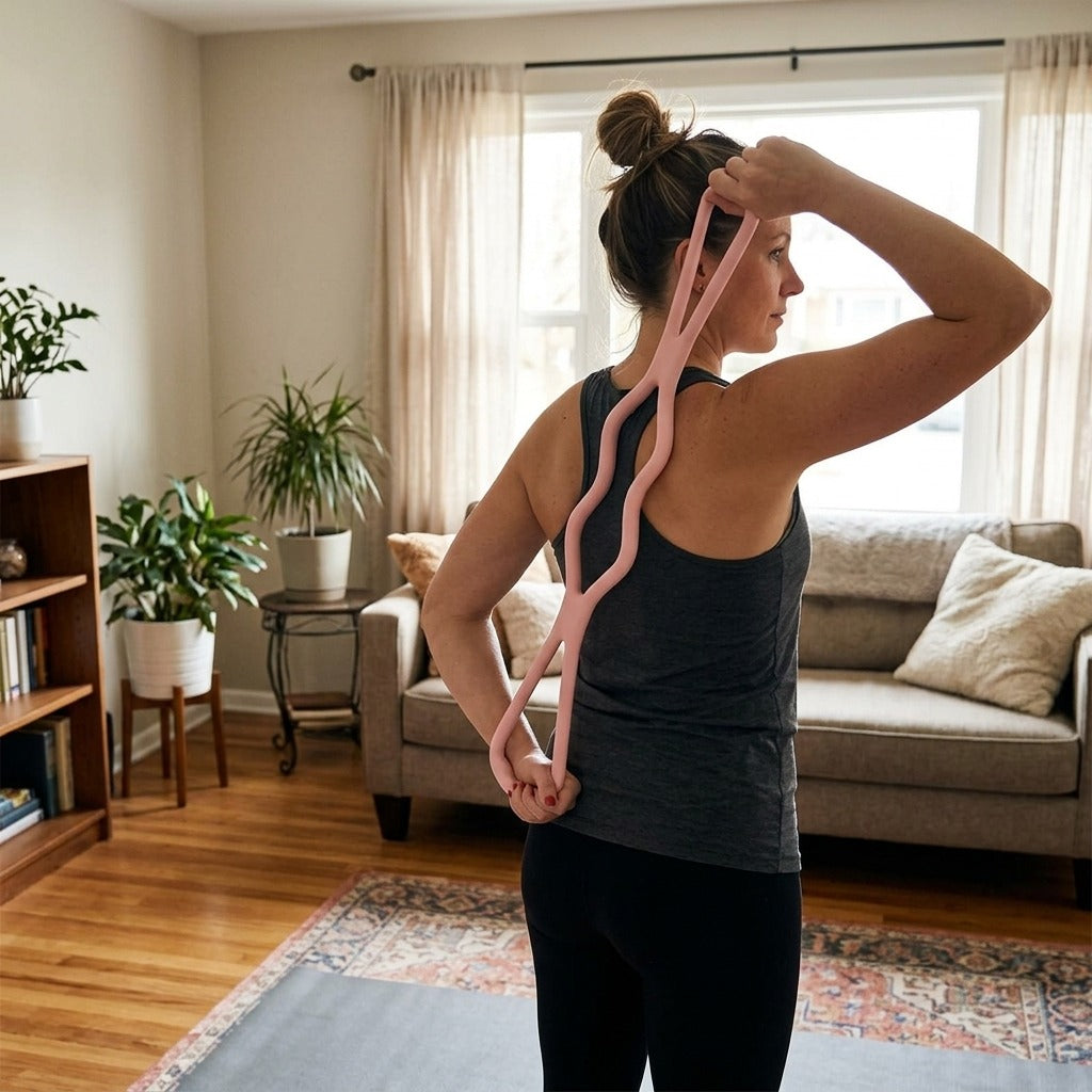 8-Shaped Resistance Band for Stretching - at home
