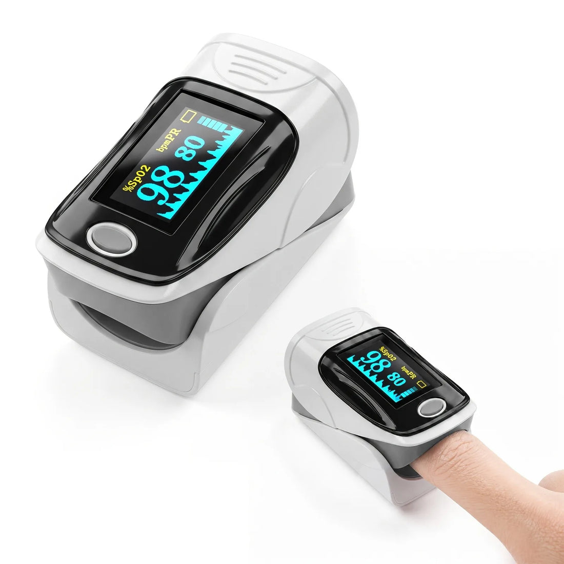 Fingertip Pulse Oximeter with Color Screen