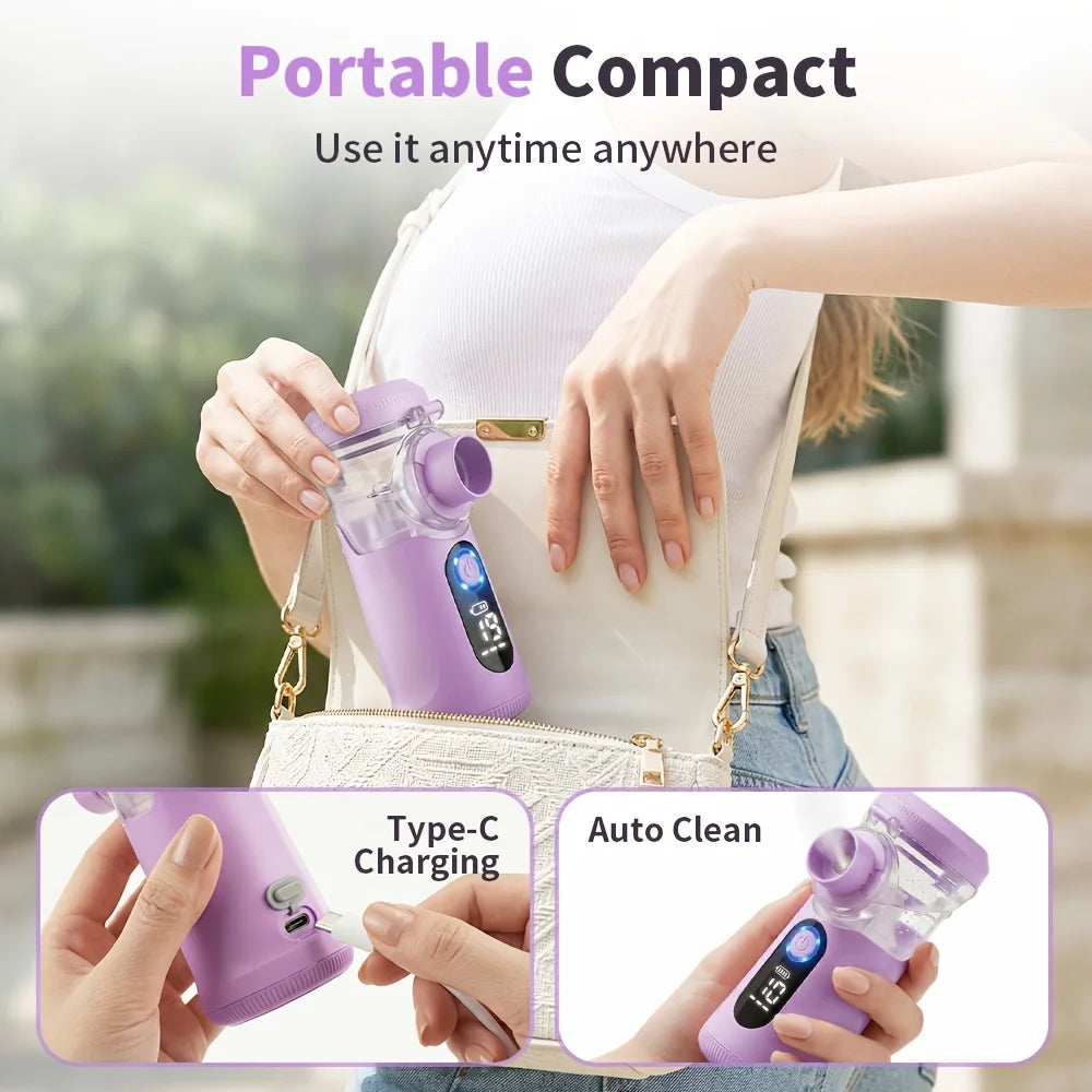 Portable Mesh Nebulizer with Adult and Child Accessories