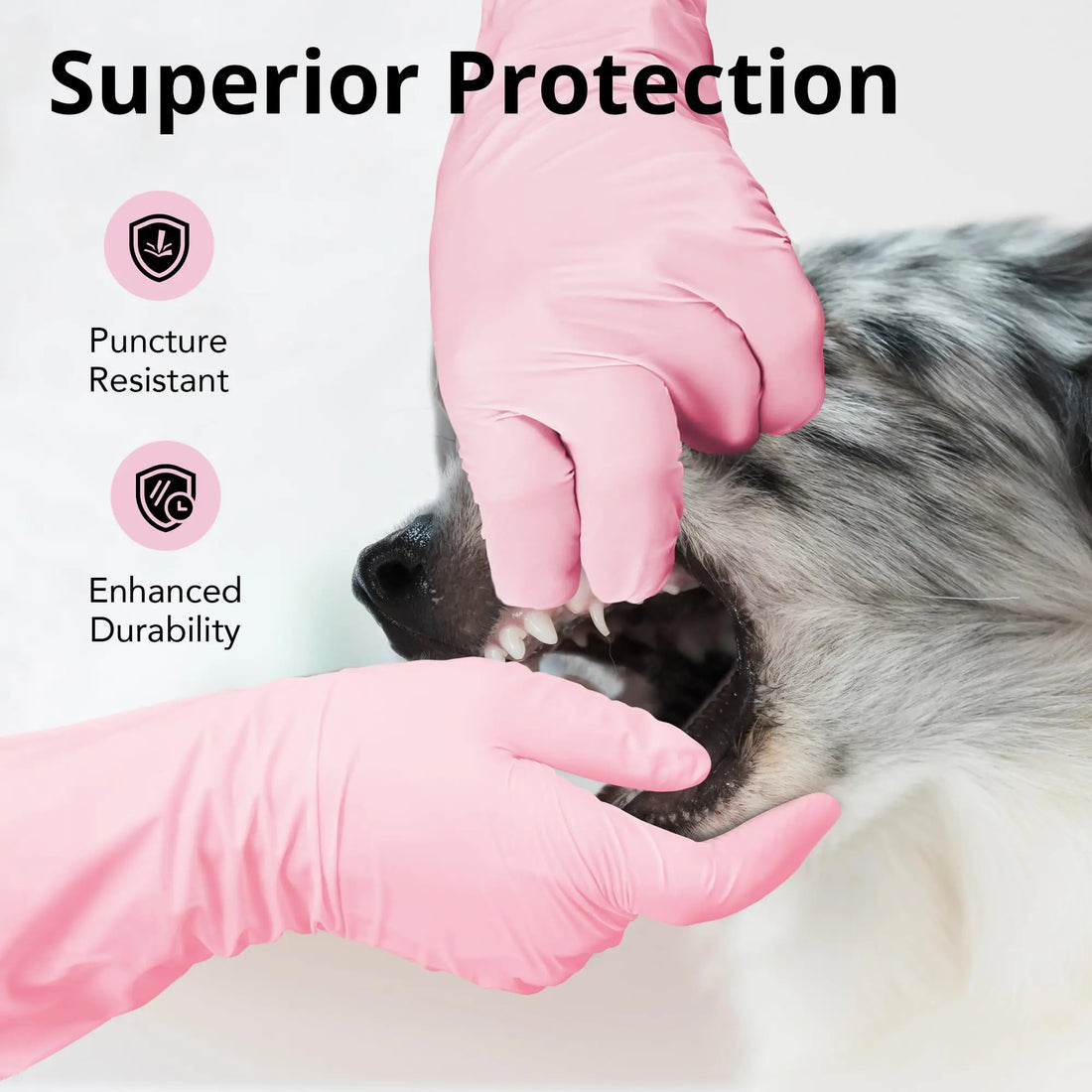 Purple Latex-Free Disposable Gloves, 30 per Pack