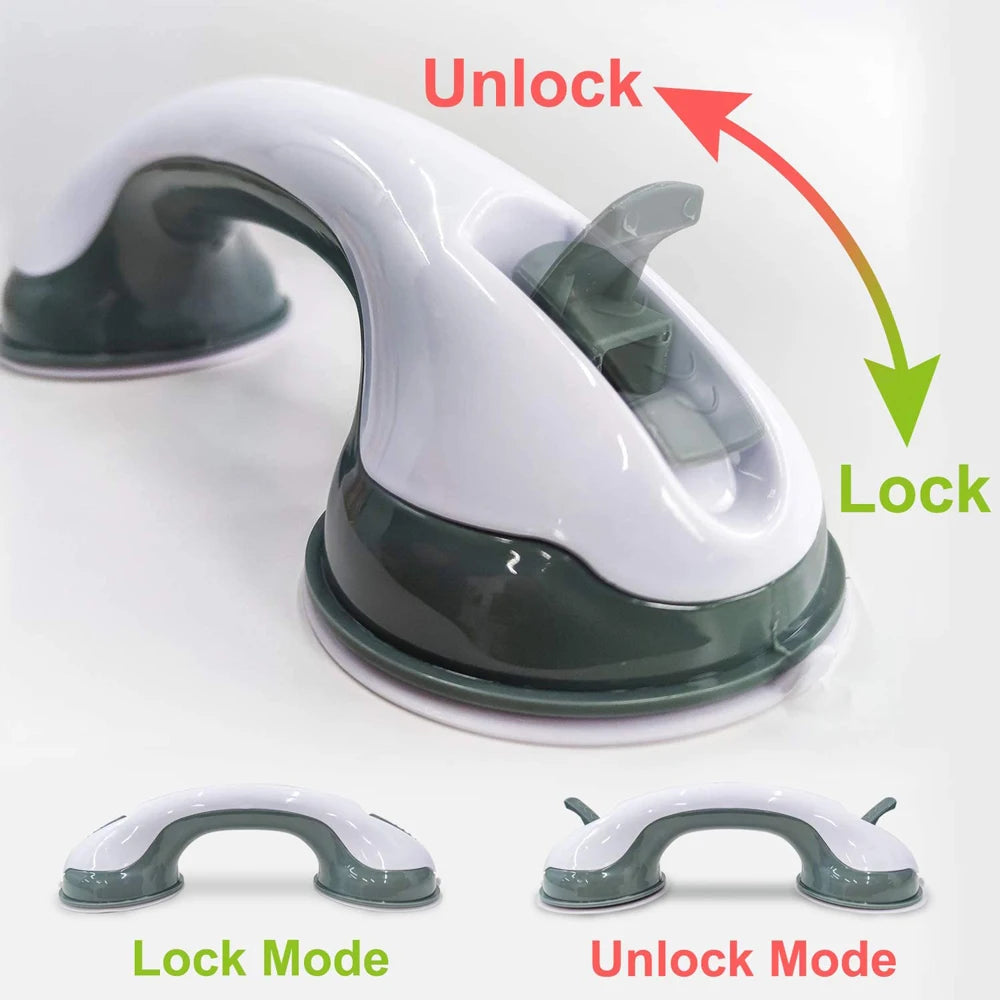 Suction-Cup Bathroom Grab Handle